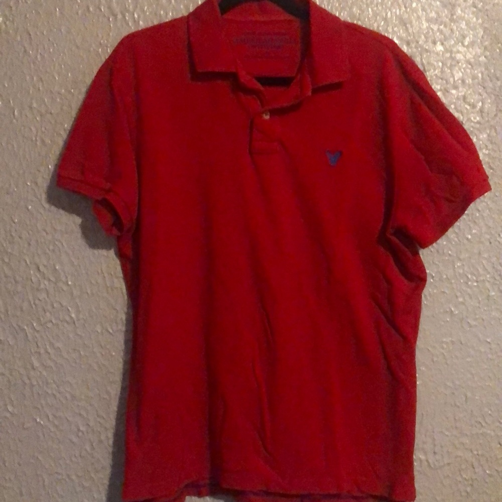 American Eagle Polo Shirt (Red)